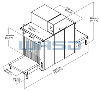 海關(guān)628XR進(jìn)口X光機