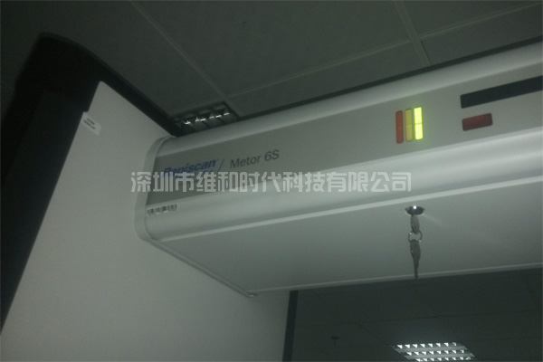 METOR6S進口安檢門現(xiàn)場安裝效果圖